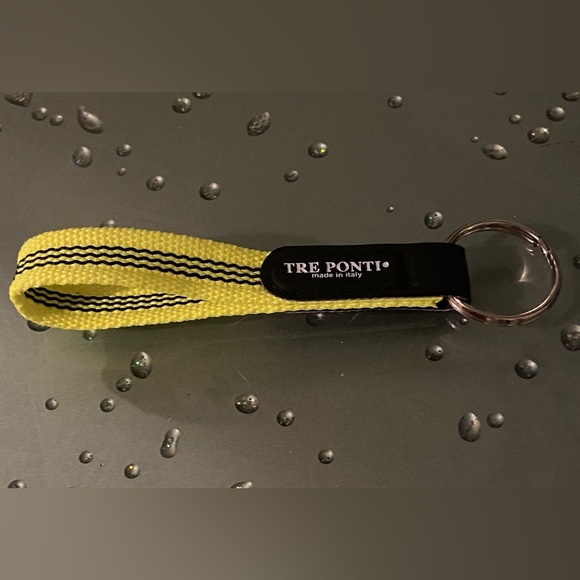 Tre Ponti Italy Keychain; Yellow; New With Out Tags; From a nonsmoking home🤍 - Picture 2 of 3